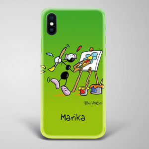 Artistic Smartphone Cover Personalized Decoration on ceramic