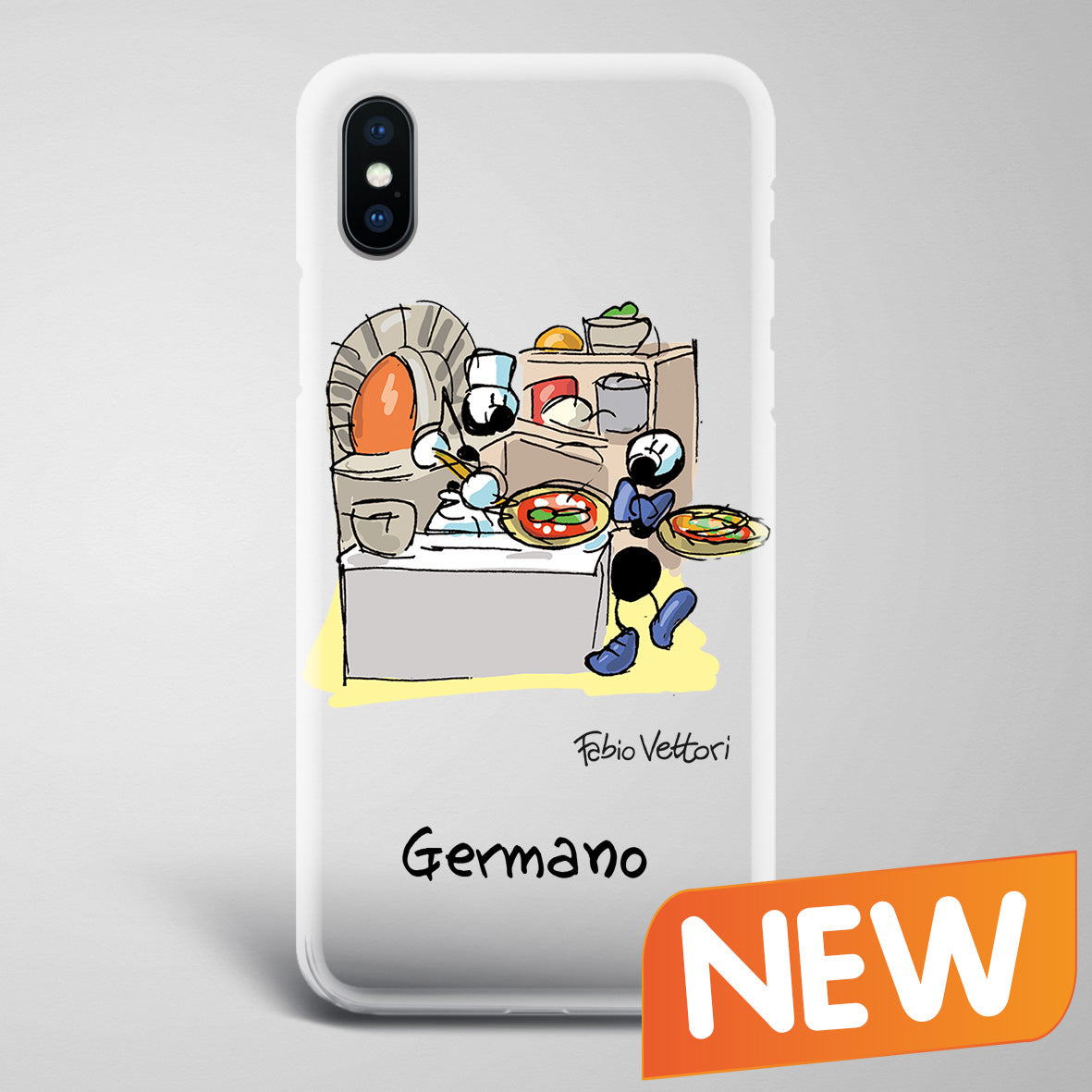 Pizza Chef Personalized Artistic Smartphone Case