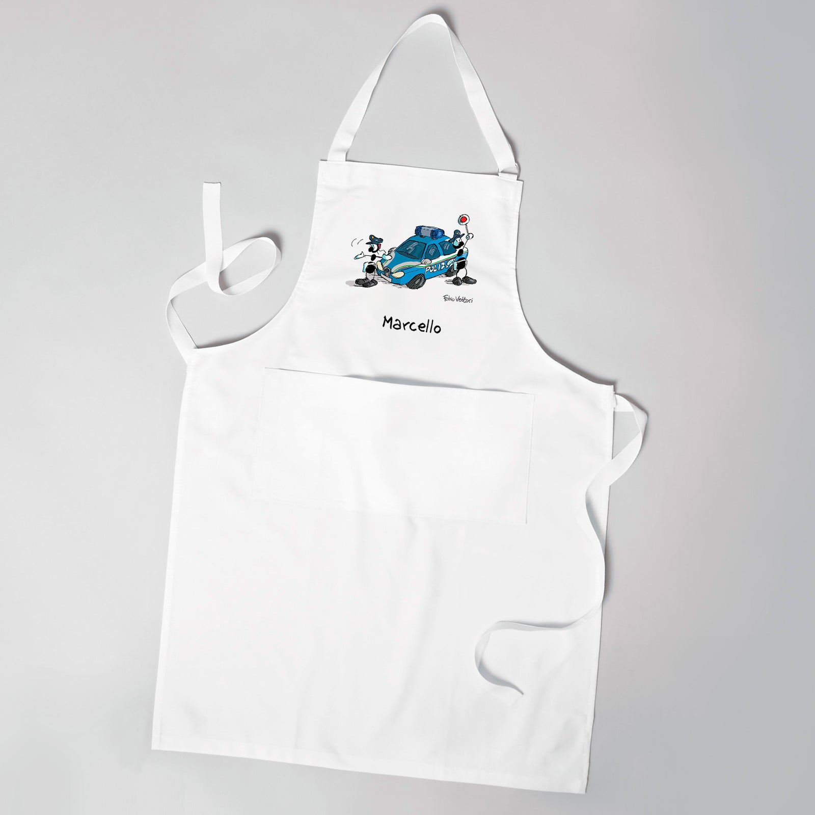 "Police" Personalized Apron