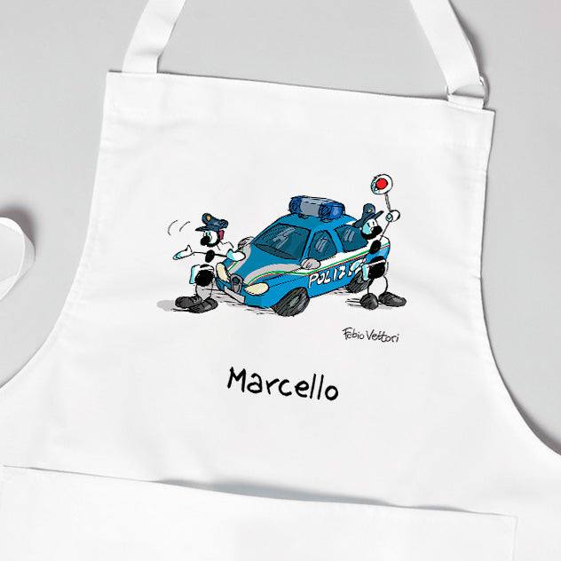 "Police" Personalized Apron