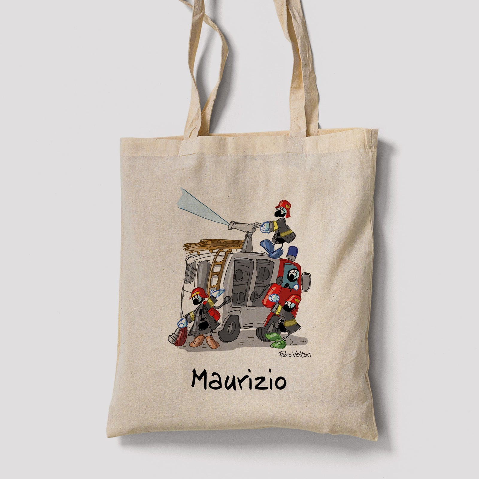 Shopper Personalizzata "Pompiere"
