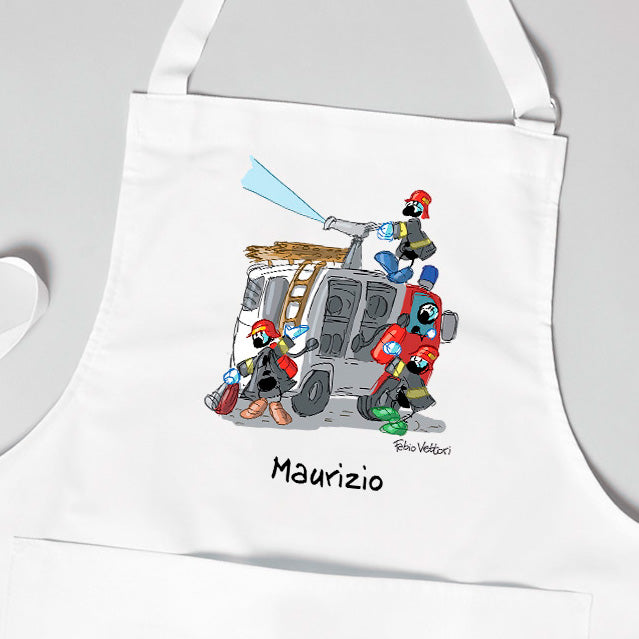 "Firefighter" Personalized Apron