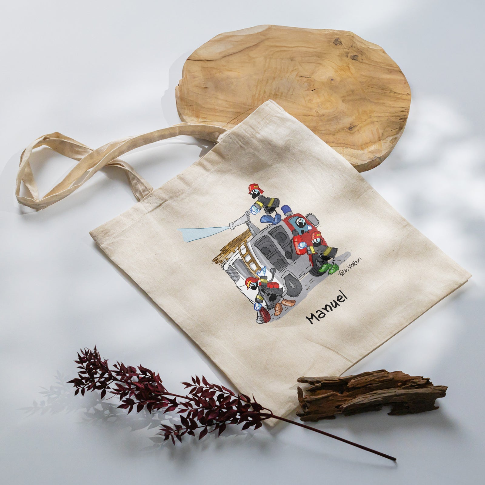 Shopper Personalizzata "Pompiere"