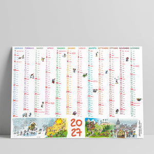 Calendario Poster 2027 delle Formiche di Fabio Vettori