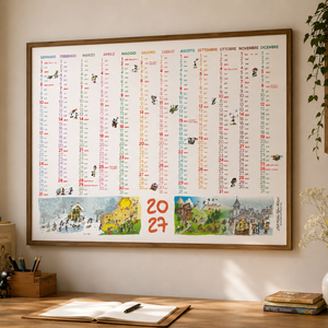 Calendario Poster 2027 delle Formiche di Fabio Vettori