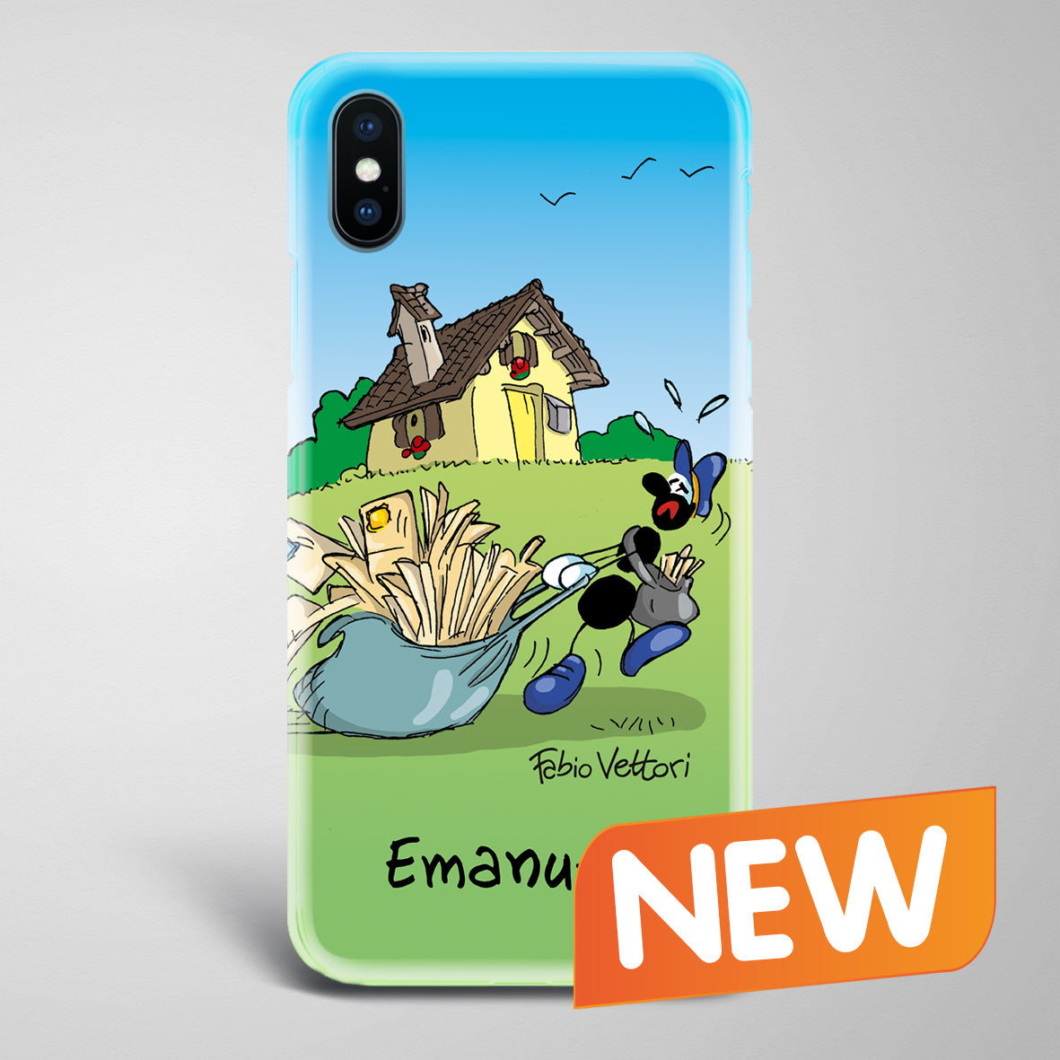 Cover artistica per Smartphone Personalizzata Postino