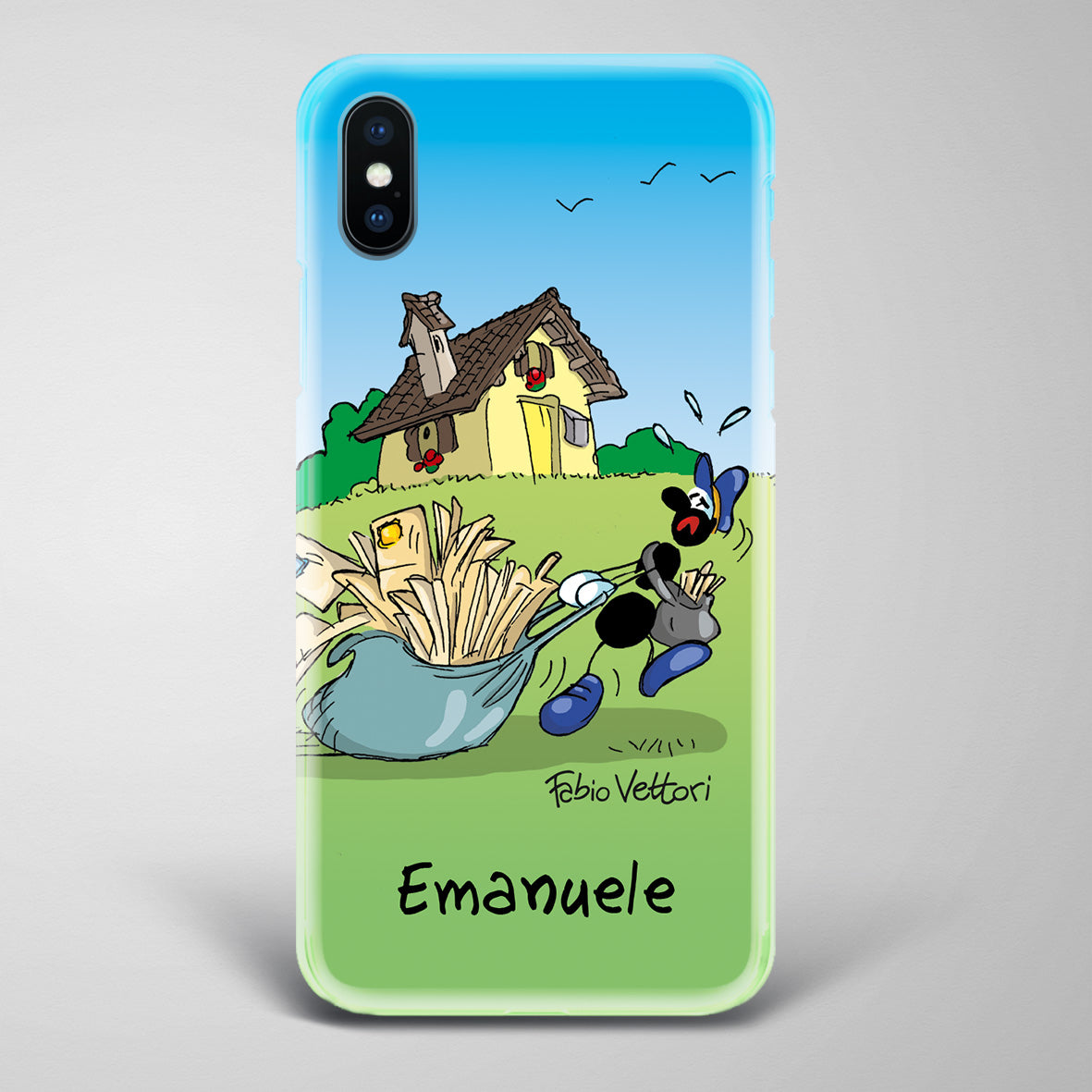 Cover artistica per Smartphone Personalizzata Postino