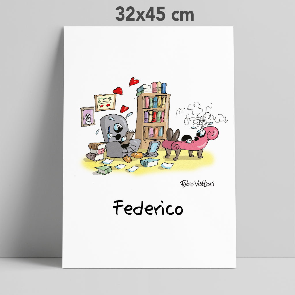32x45 cm - Maschio