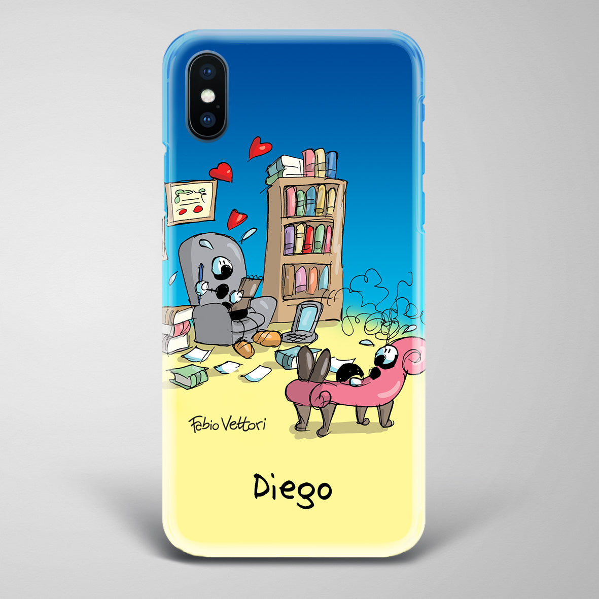 Artistic Smartphone Cover Personalized Decoration on ceramic
