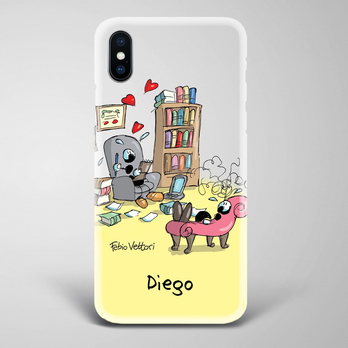 Artistic Smartphone Cover Personalized Decoration on ceramic