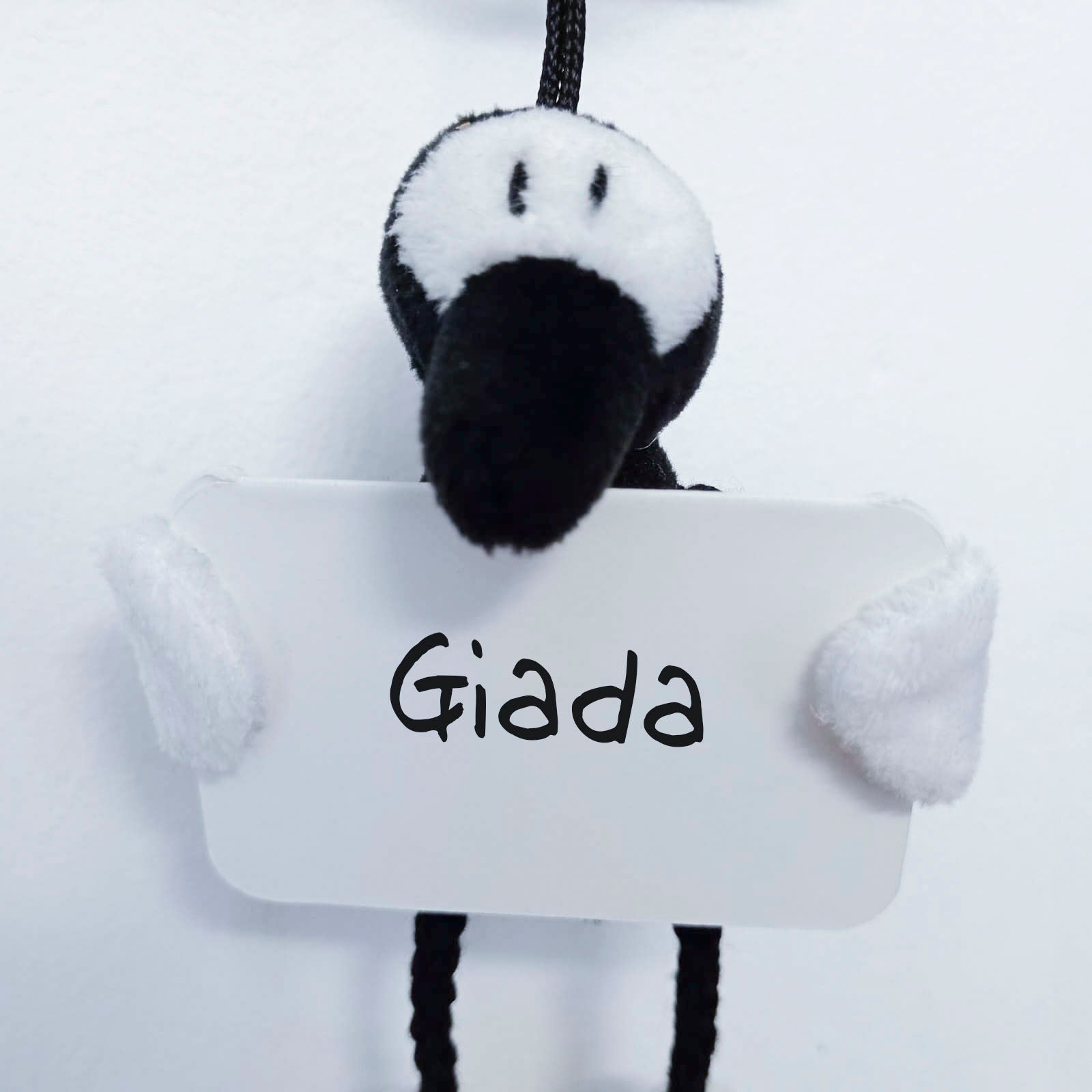Pupazzo Peluche Formichina con Portachiavi e Ventosa con Cartellino Personalizzabile