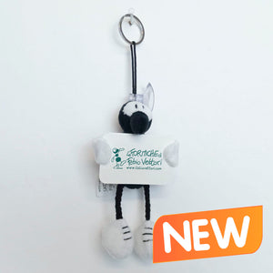 Pupazzo Peluche Formichina con Portachiavi e Ventosa con Cartellino Personalizzabile con LOGO (FV52-01)