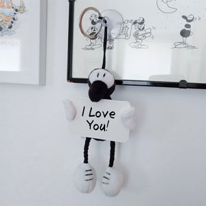 Pupazzo Peluche Formichina con Portachiavi e Ventosa con Cartellino Personalizzabile