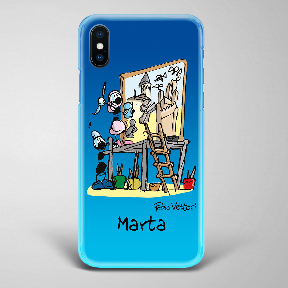 Artistic Smartphone Cover Personalized Decoration on ceramic