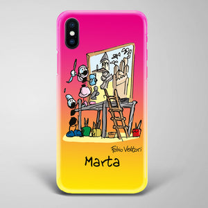 Artistic Smartphone Cover Personalized Decoration on ceramic