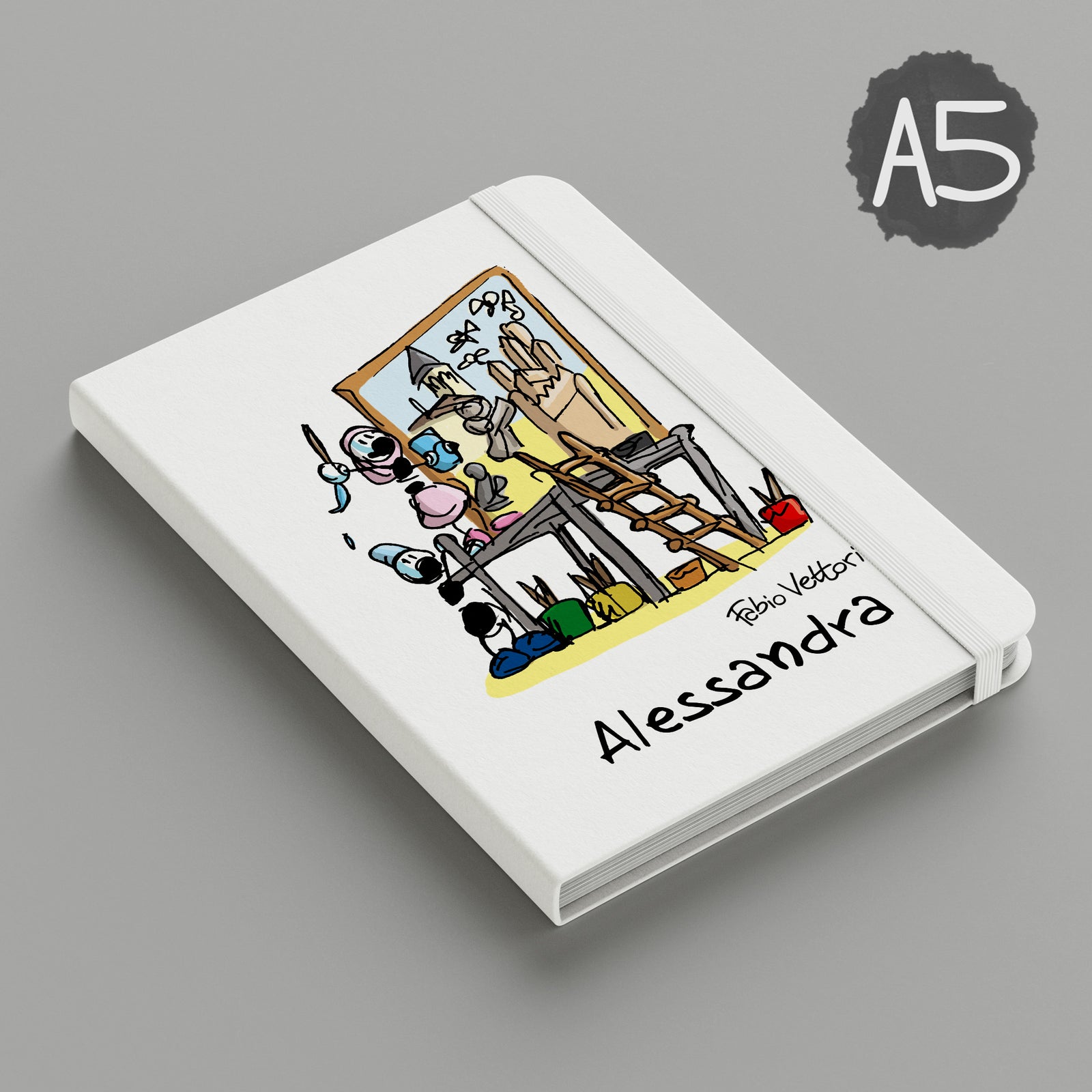 Personalized Notebook Subject "Restorers"