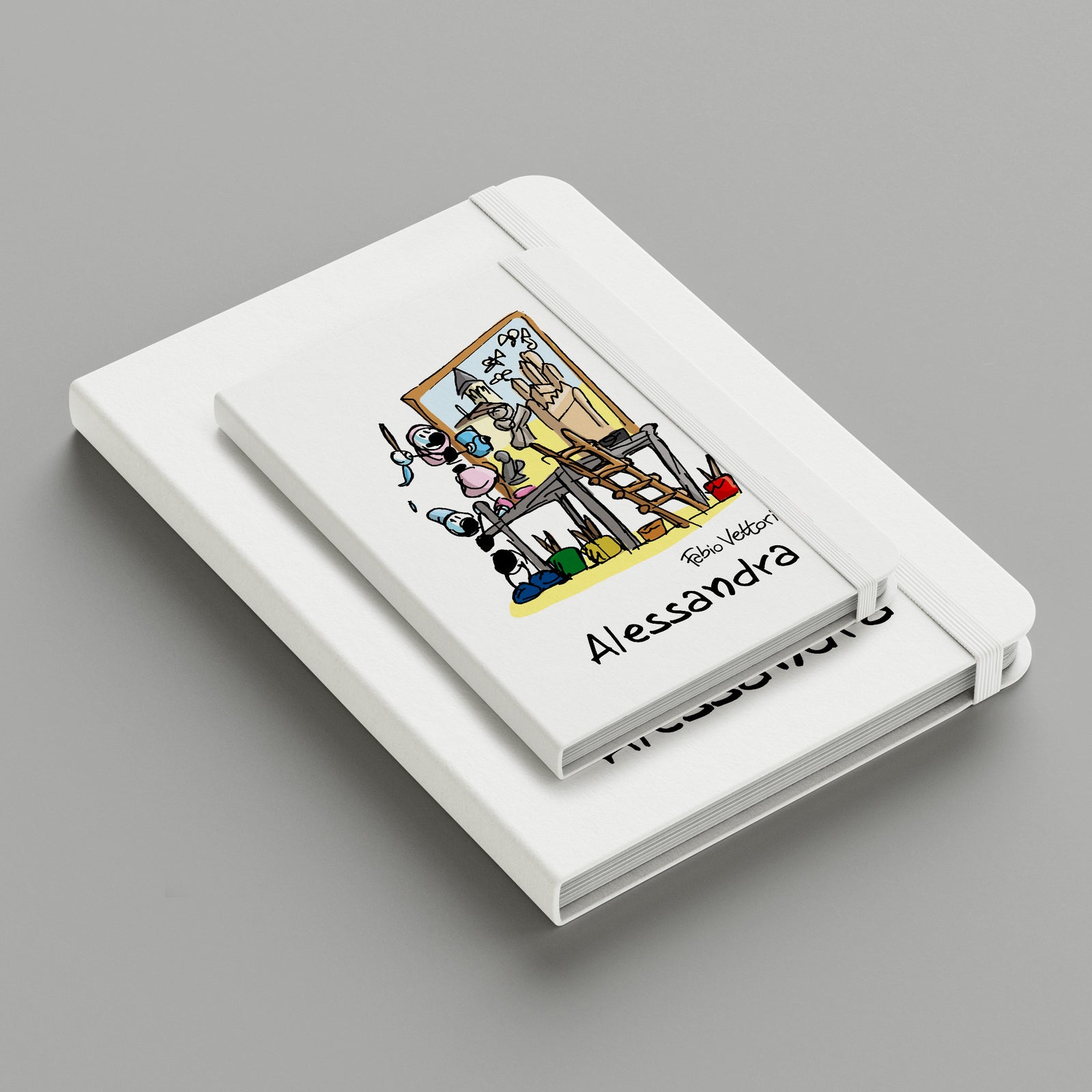 Personalized Notebook Subject "Restorers"