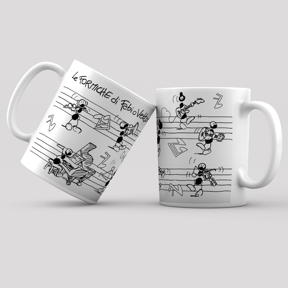 Tazza "Rigo Musicale Bianco&Nero"