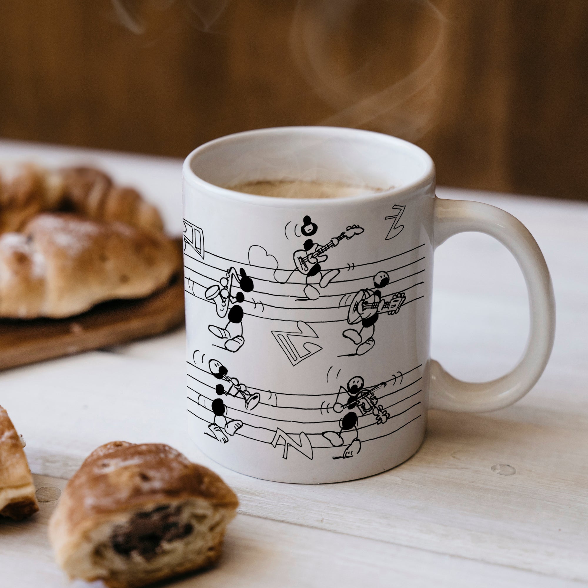 Tazza "Rigo Musicale Bianco&Nero"