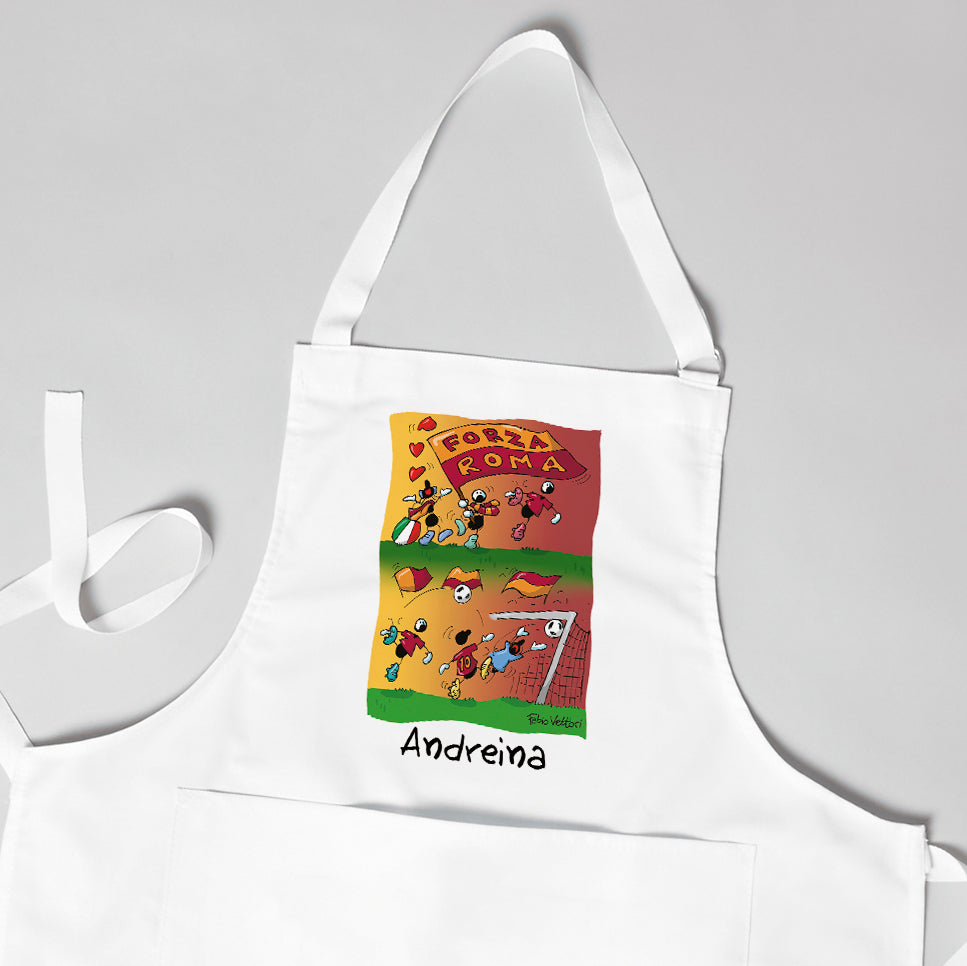 Grembiule Personalizzato "Forza Roma"