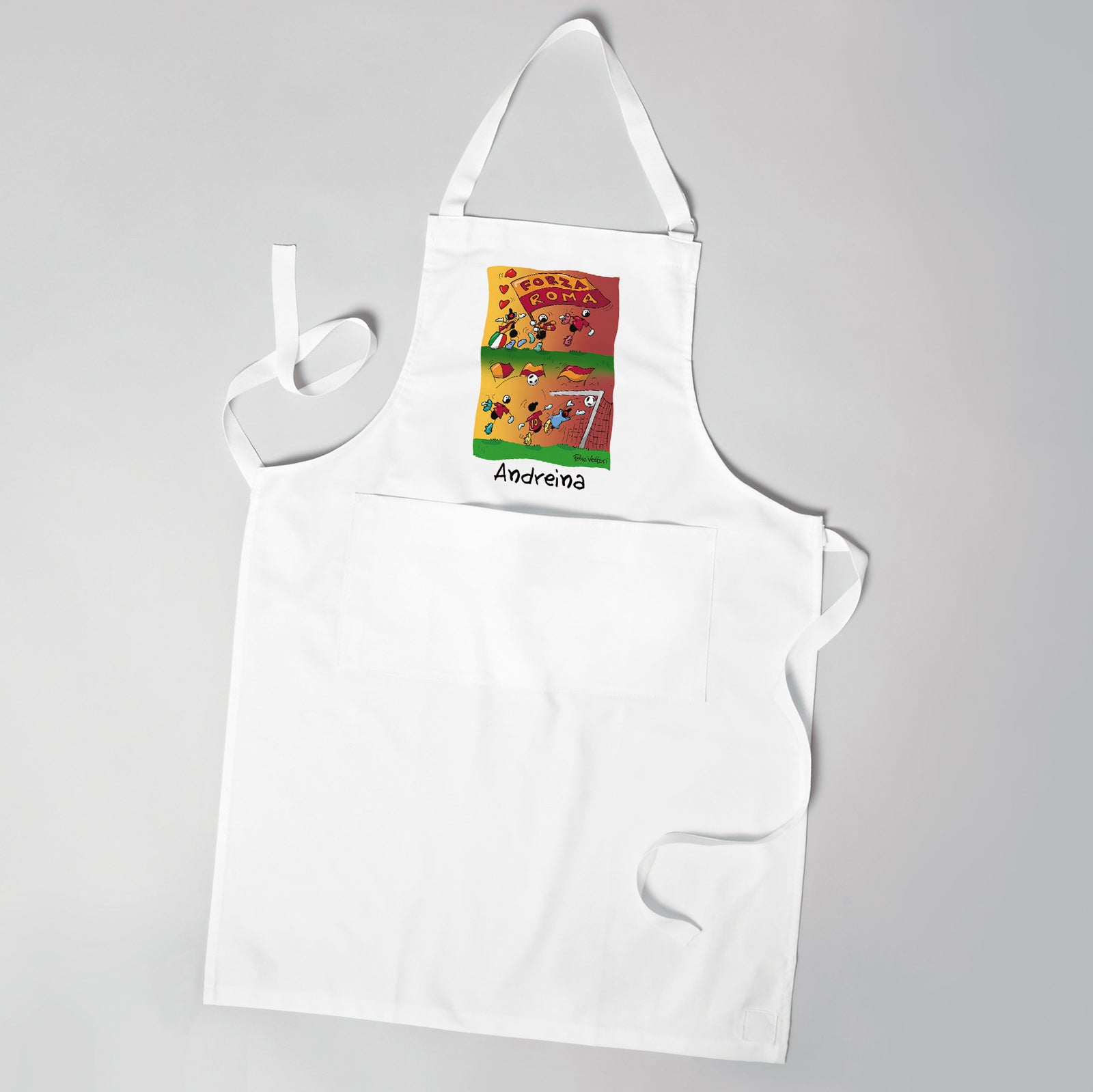Grembiule Personalizzato "Forza Roma"