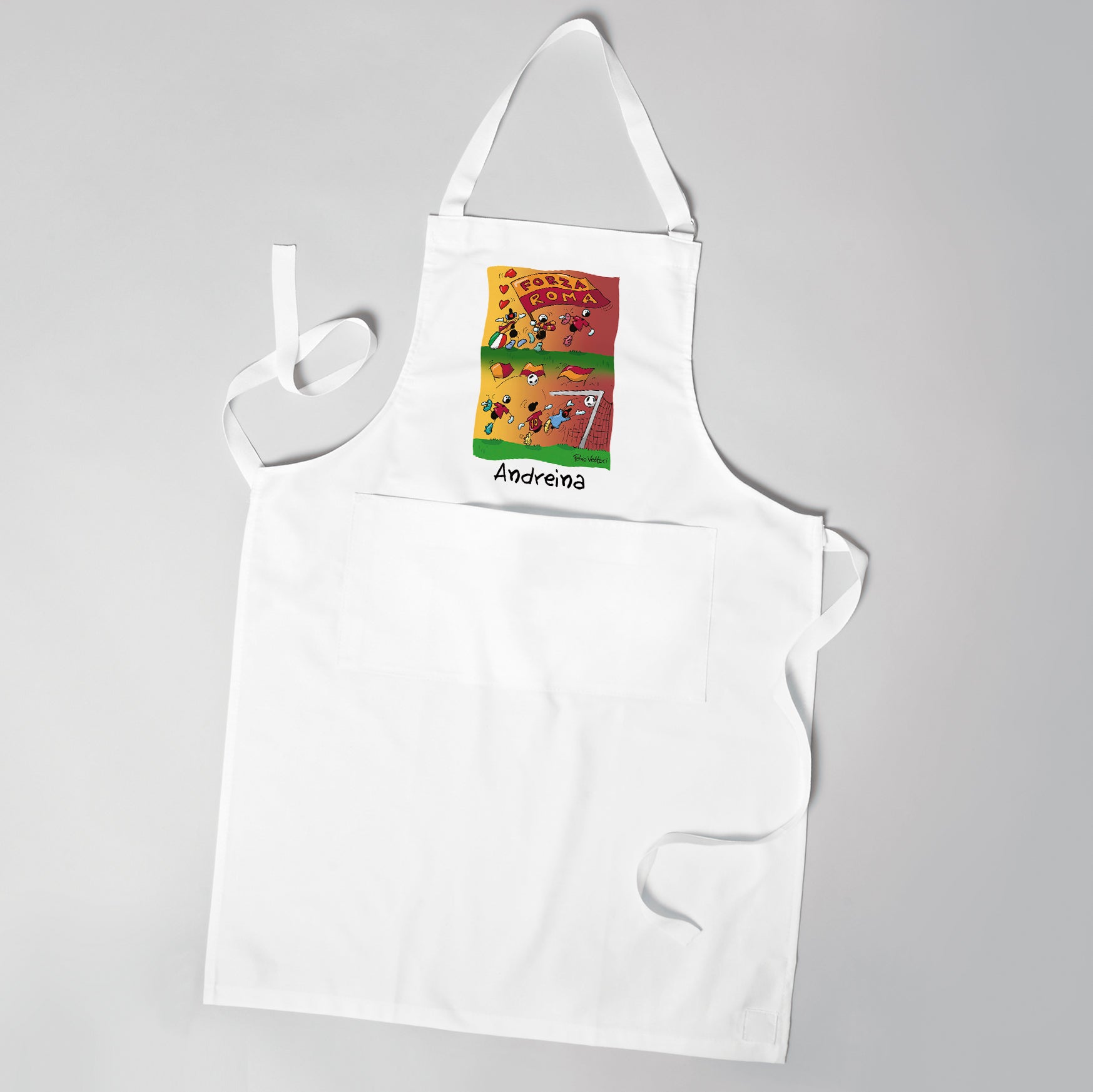 Grembiule Personalizzato "Forza Roma"