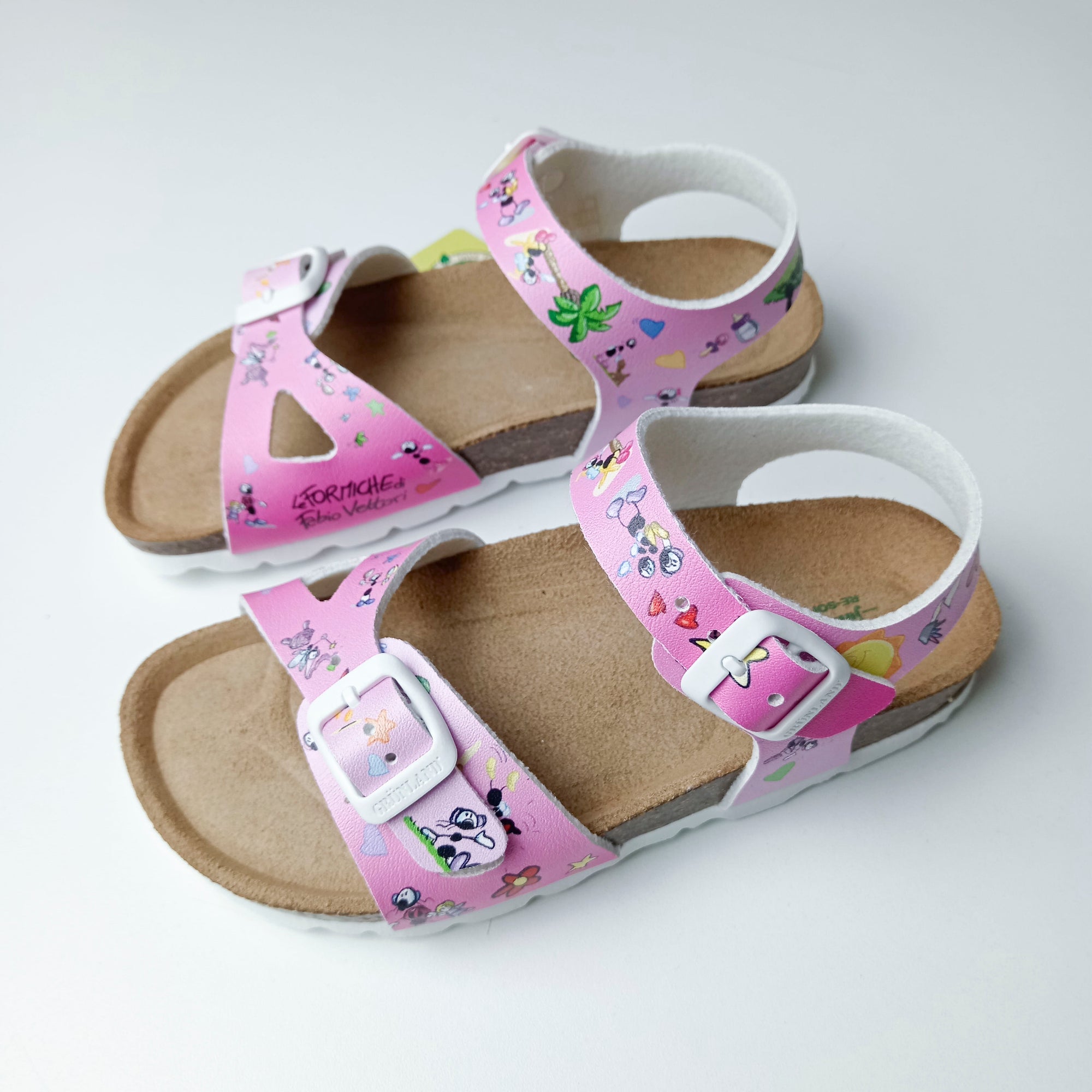Fabio Vettori Children's Sandals for Grunland Sweet Pink