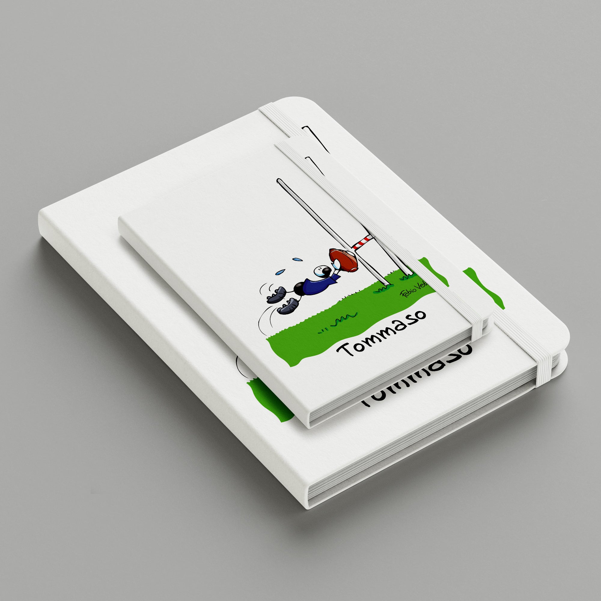 Notebook Personalizzato soggetto "Rugby"