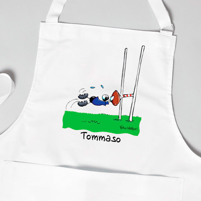 Personalized Apron "Rugby"