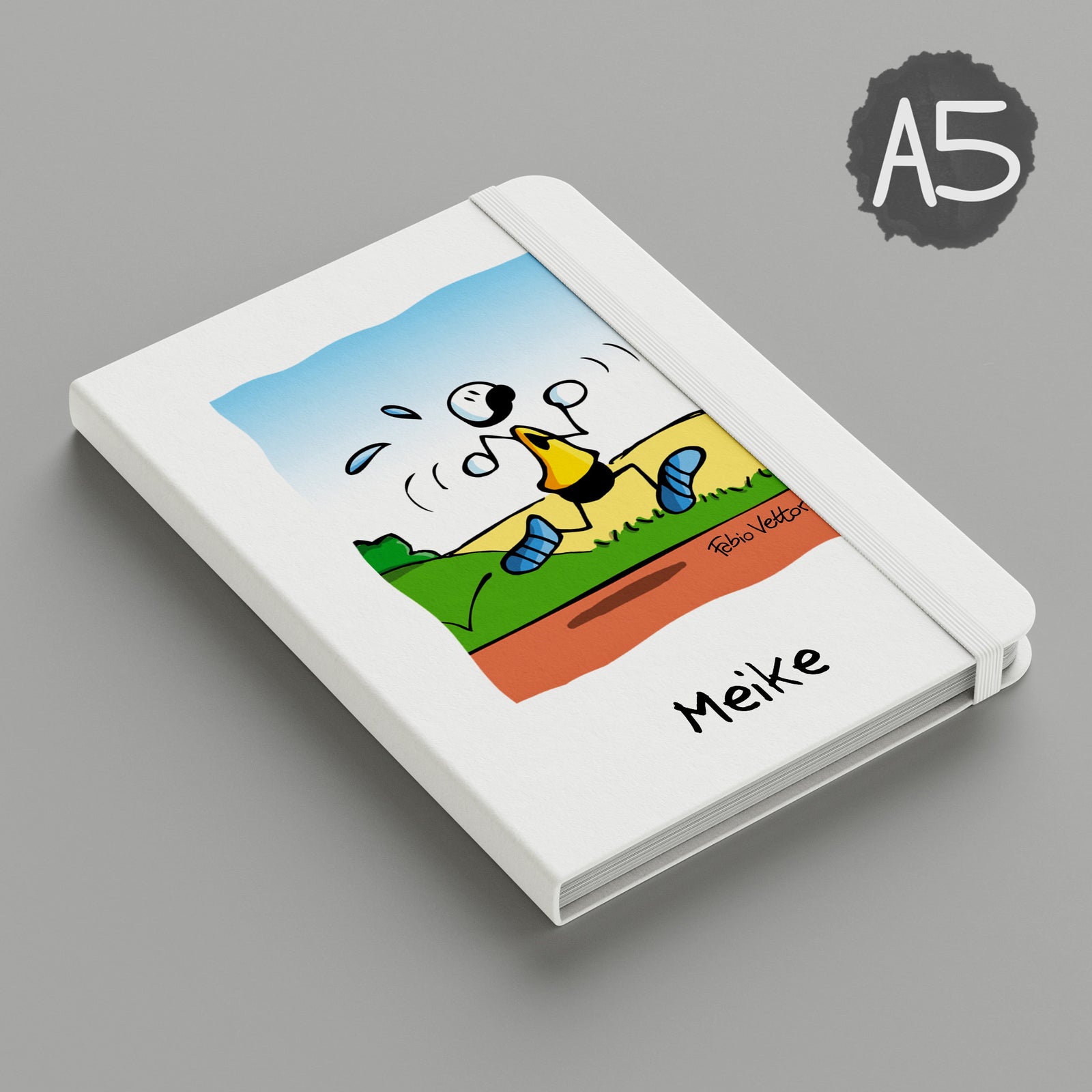 Personalized notebook "Runner" subject