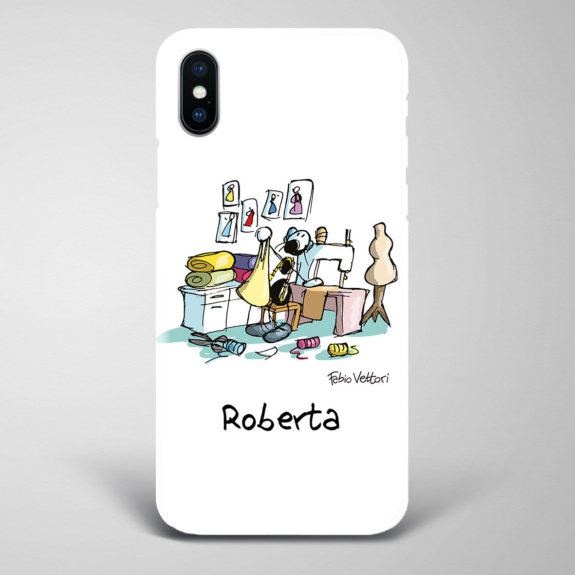 Artistic Smartphone Cover Personalized Decoration on ceramic