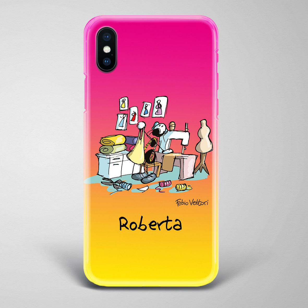 Artistic Smartphone Cover Personalized Decoration on ceramic