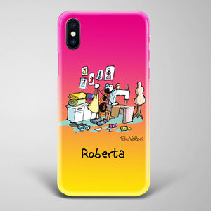 Artistic Smartphone Cover Personalized Decoration on ceramic