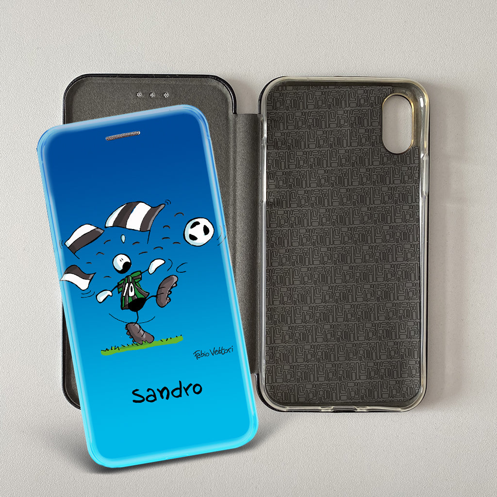 Artistic cover for Smartphone Personalized "Police" subject, model with "book" opening