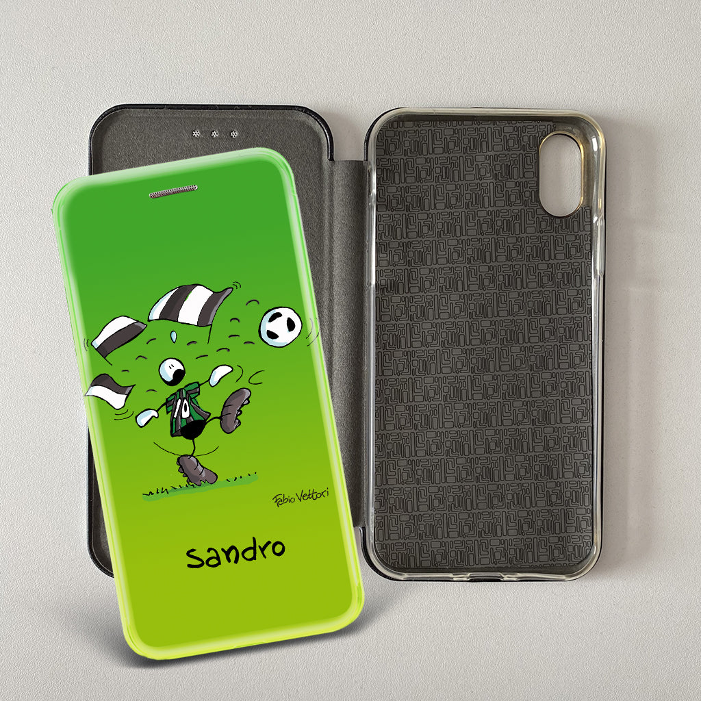 Artistic cover for Smartphone Personalized "Police" subject, model with "book" opening