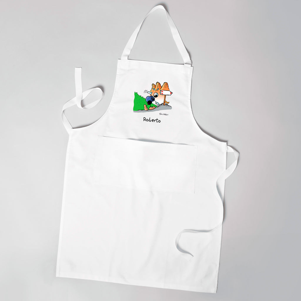 INDIGOS UG - Grembiule - Grembiule da barbecue - Testo personalizzato INDIGOS UG - Grembiule - Grembiule da barbecue - Testo personalizzato