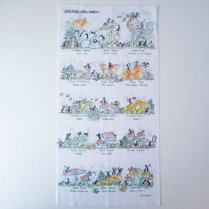 Multi-scarf neck warmer in polyester with the subject "What ant are you?"