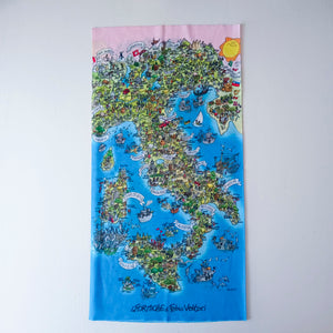 Multi-scarf neck warmer in polyester with the subject "What ant are you?"