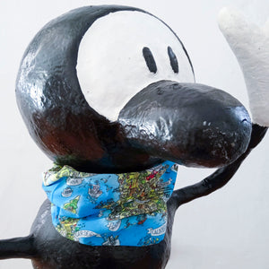 Multi-scarf neck warmer in polyester with the subject "What ant are you?"