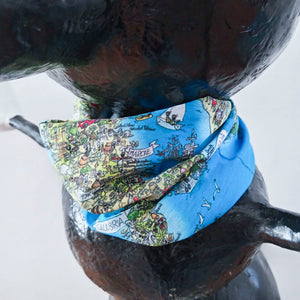 Multi-scarf neck warmer in polyester with the subject "What ant are you?"