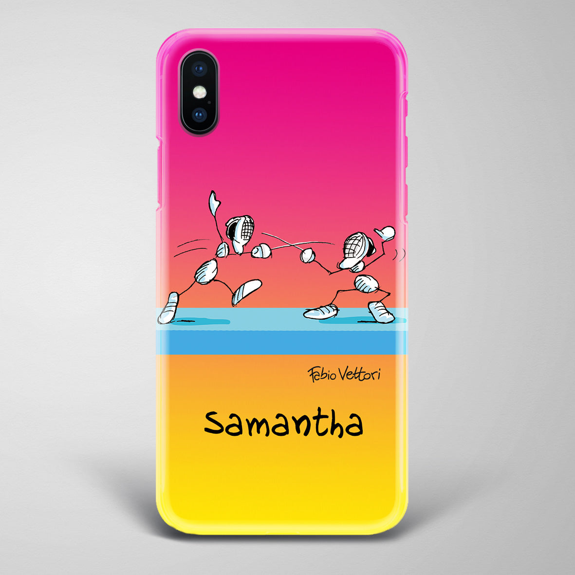 Artistic Smartphone Cover Personalized Decoration on ceramic