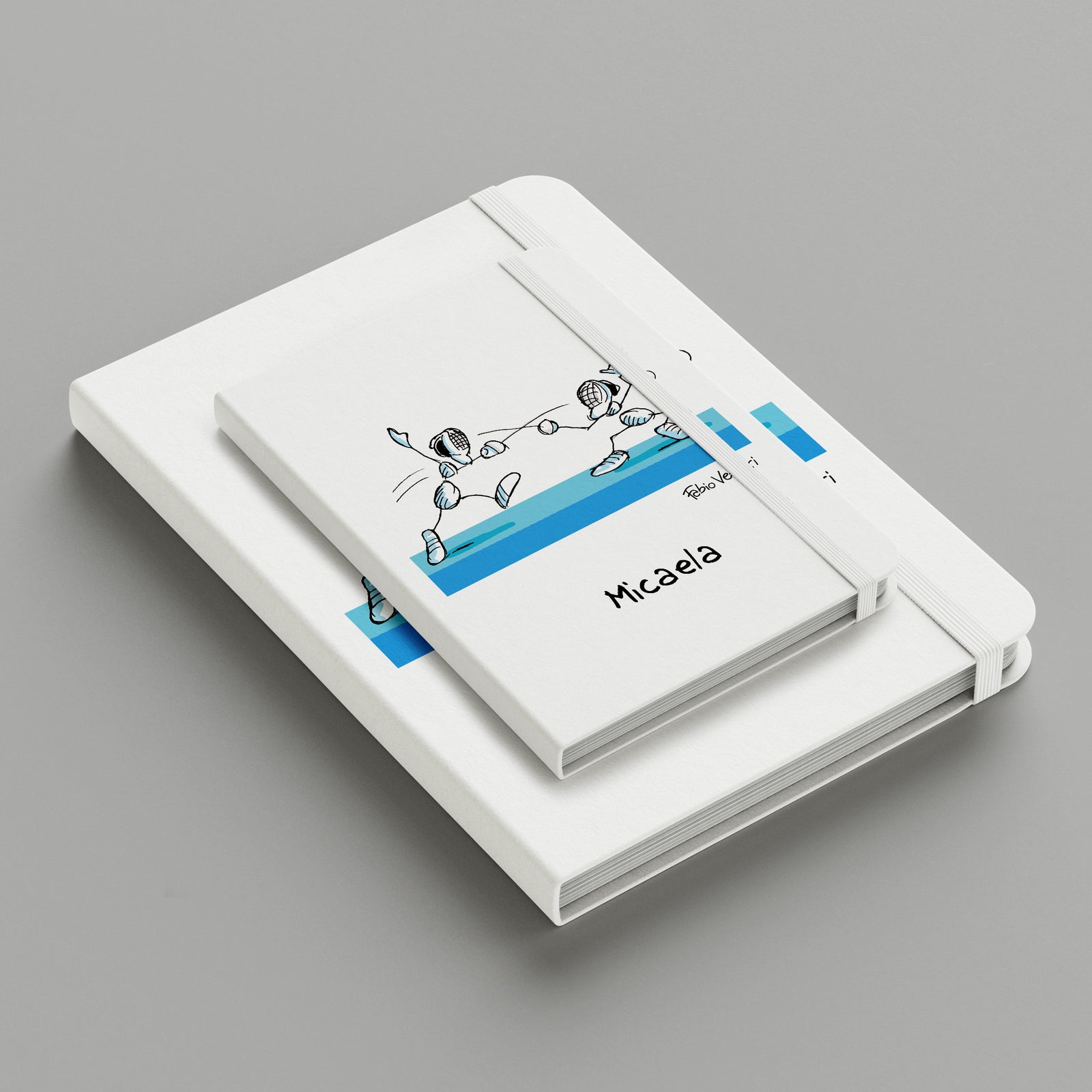Personalized Notebook subject "Fencing"