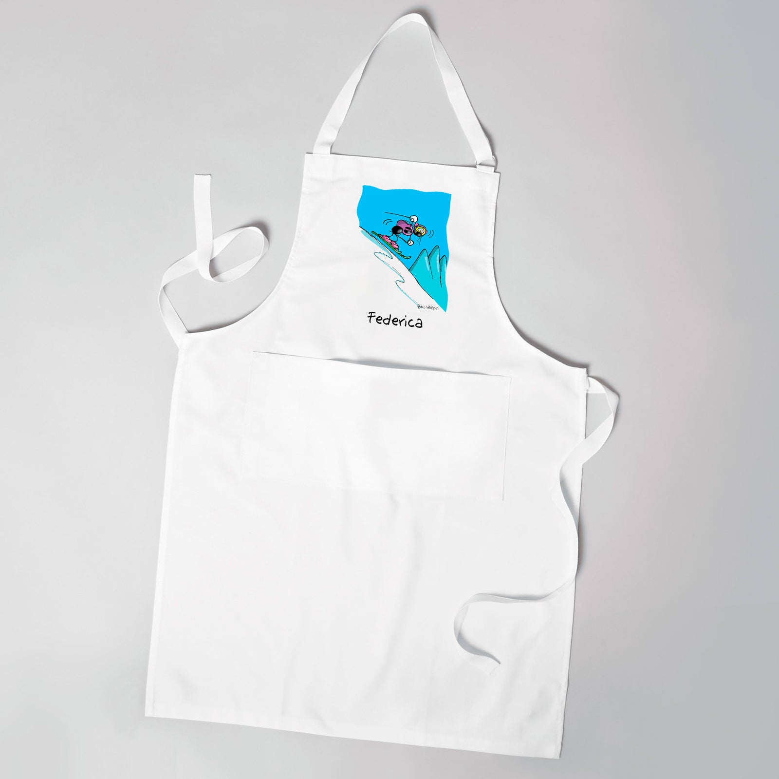 Grembiule Personalizzato "Sciatore o Sciatrice"