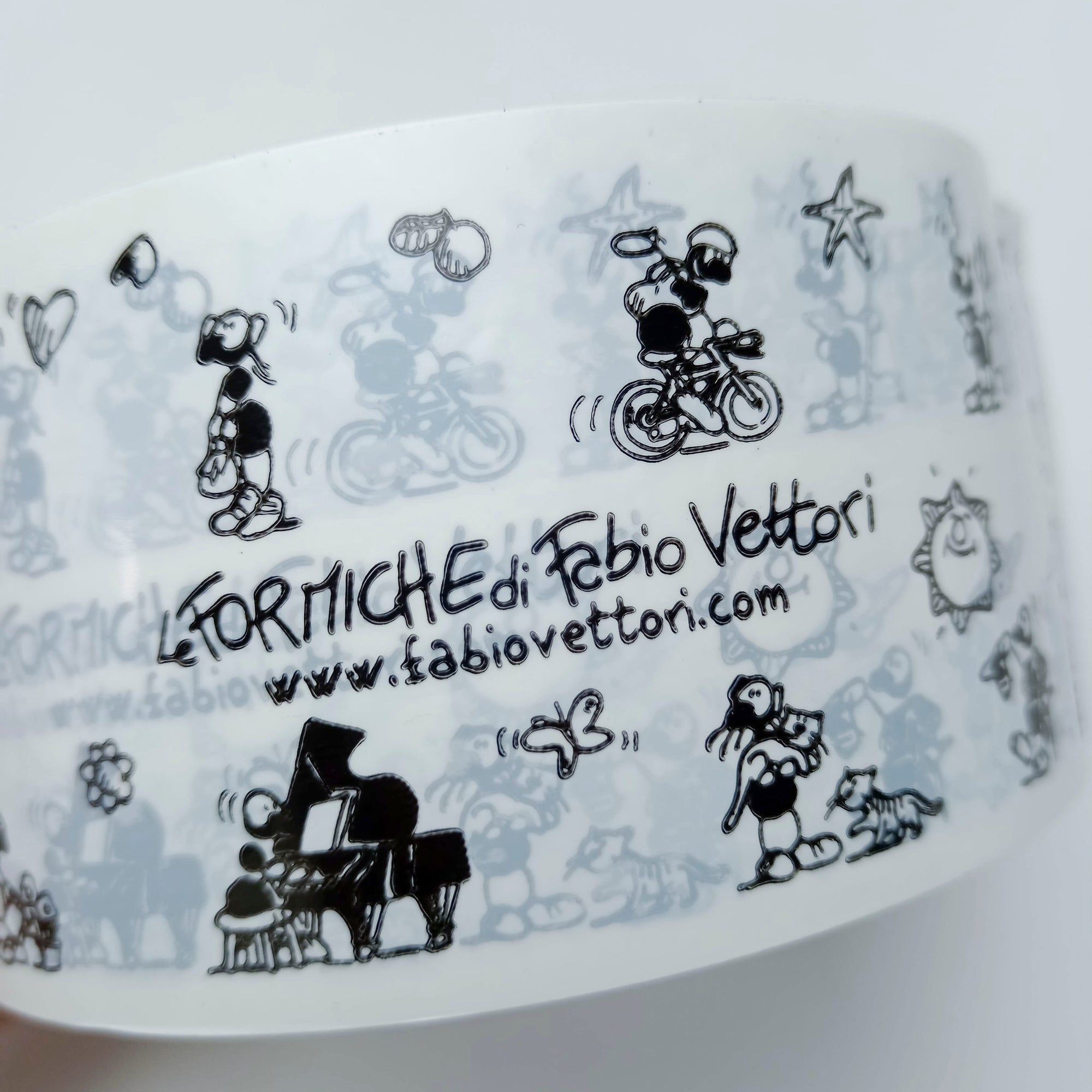 Scotch Nastro Adesivo da Pacchi Personalizzato Le Formiche di Fabio Vettori