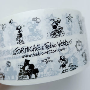 Scotch Nastro Adesivo da Pacchi Personalizzato Le Formiche di Fabio Vettori