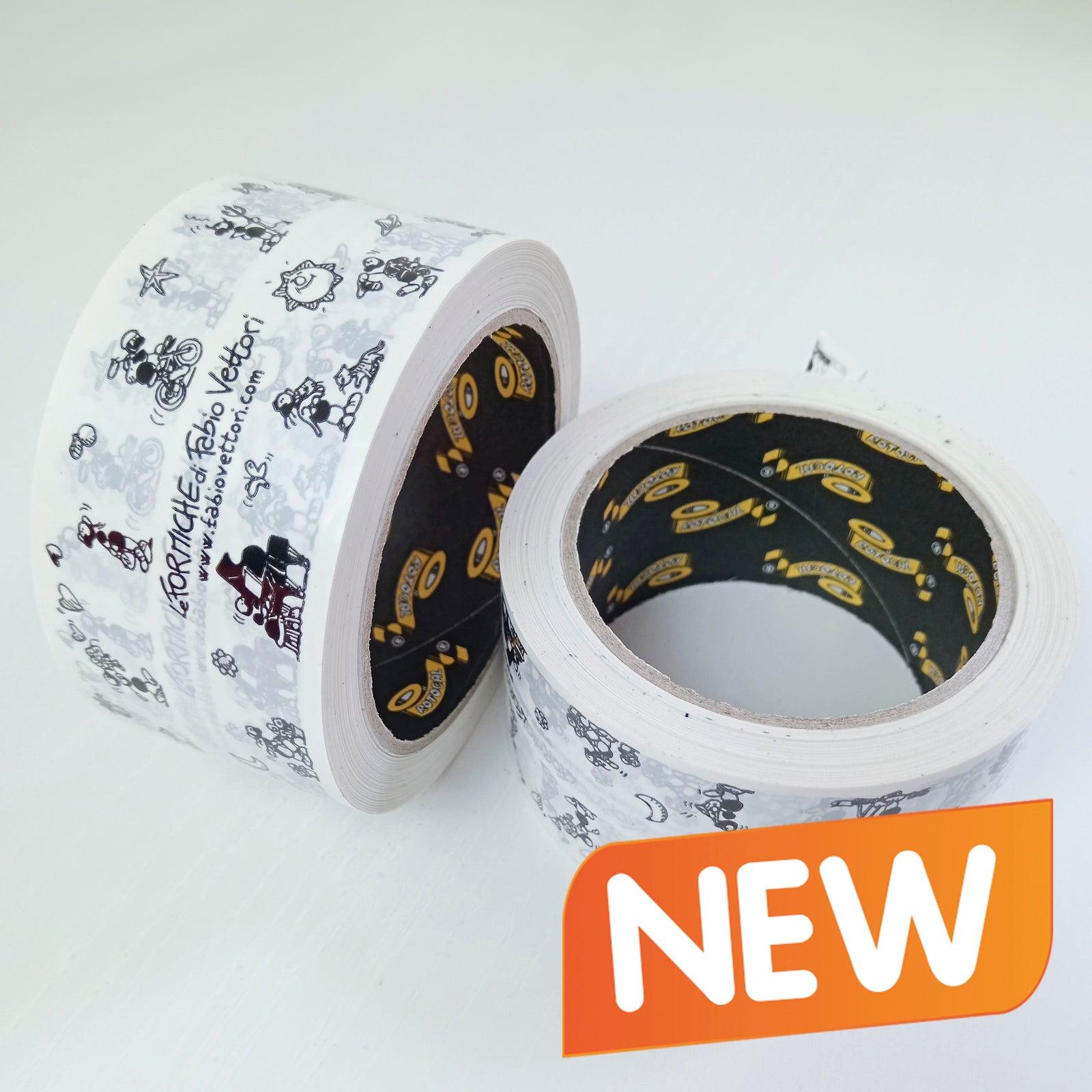 Scotch Nastro Adesivo da Pacchi Personalizzato Le Formiche di Fabio Vettori