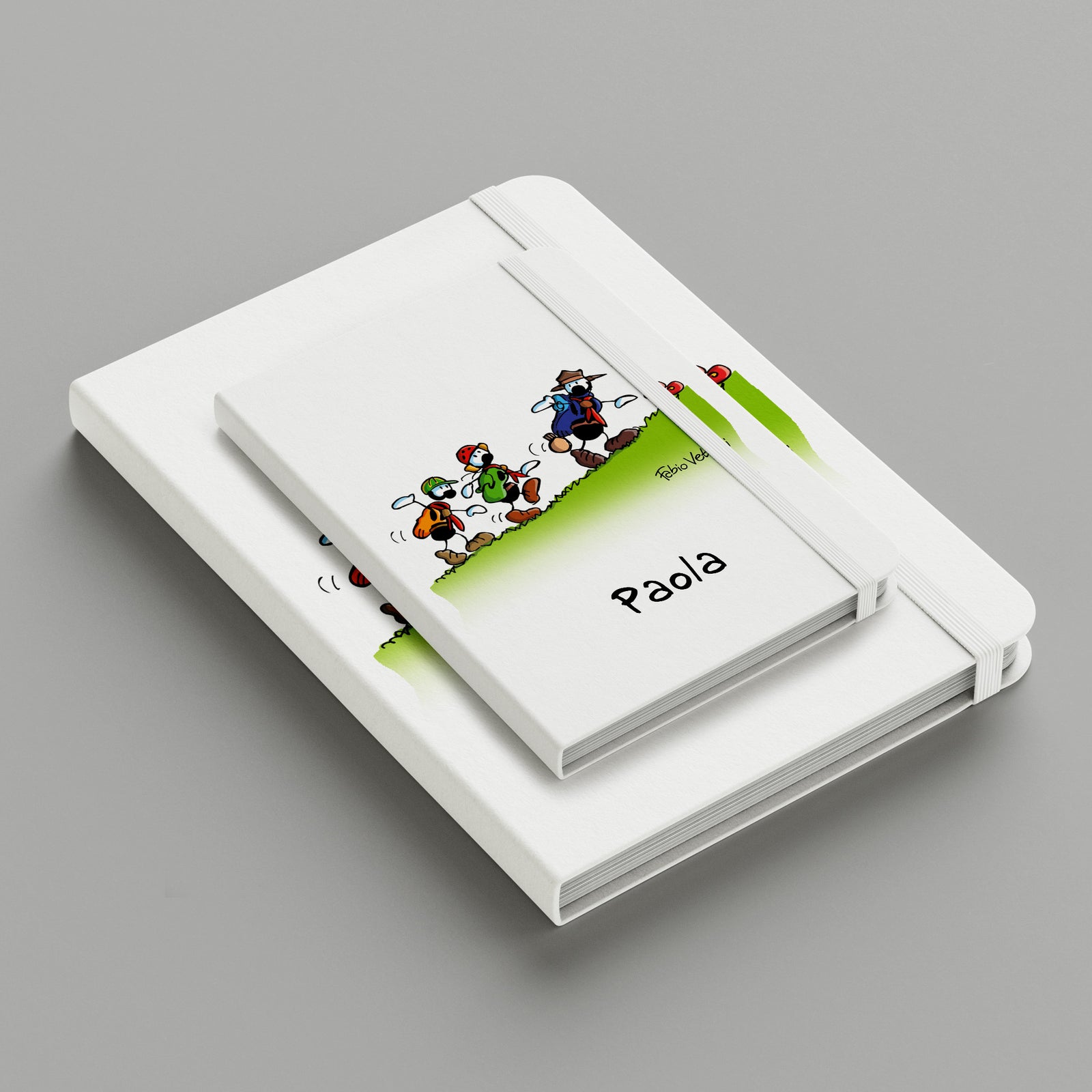 Personalized notebook with "Scout" theme