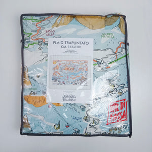 Padded quilted plaid with "Moods" theme