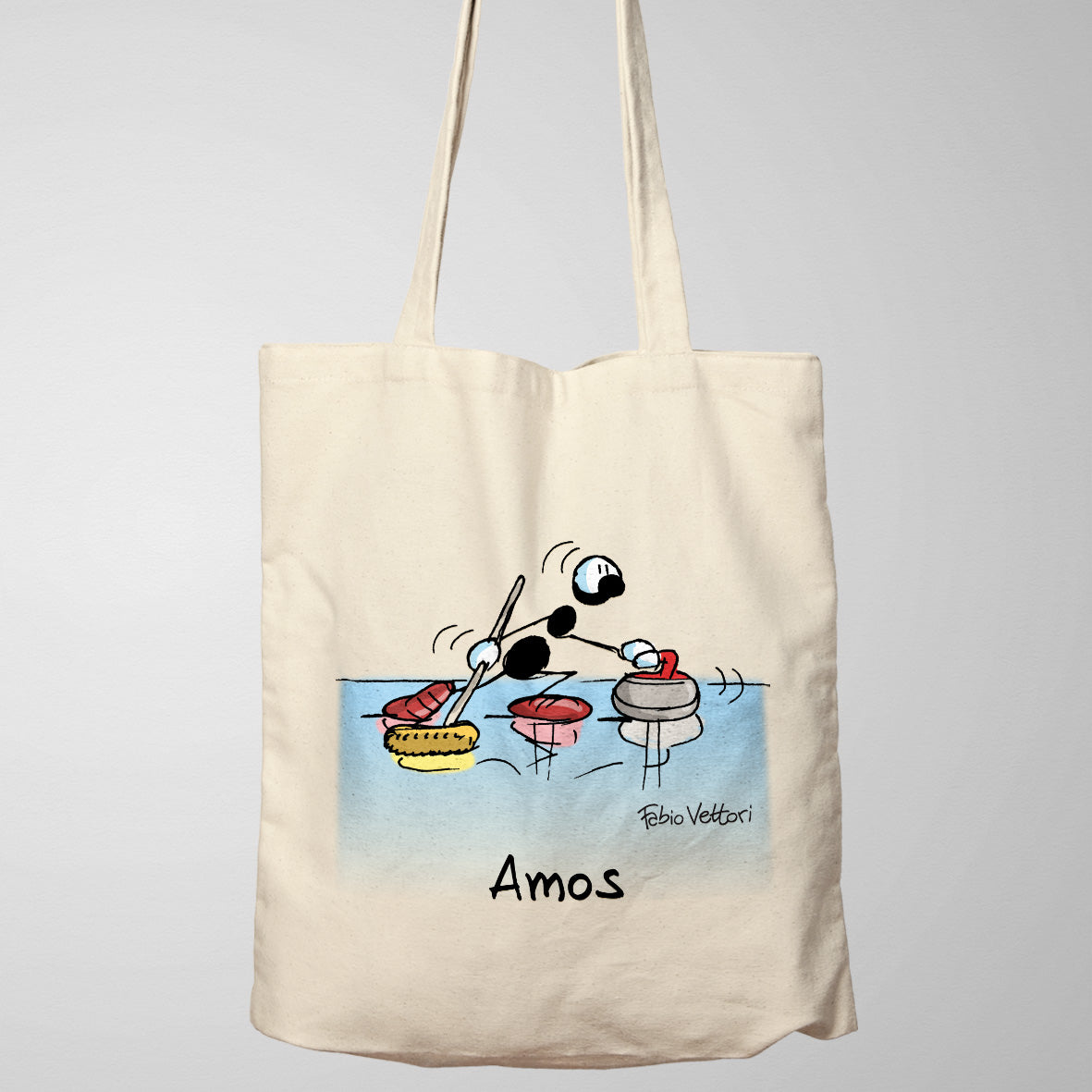 Shopper Personalizzata "Curling"