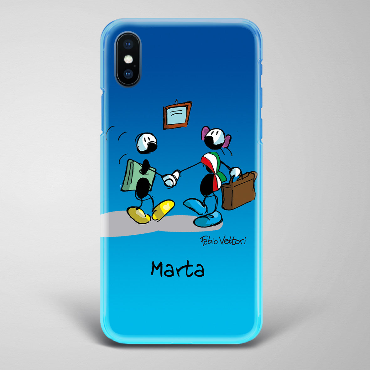 Artistic Smartphone Cover Personalized Decoration on ceramic